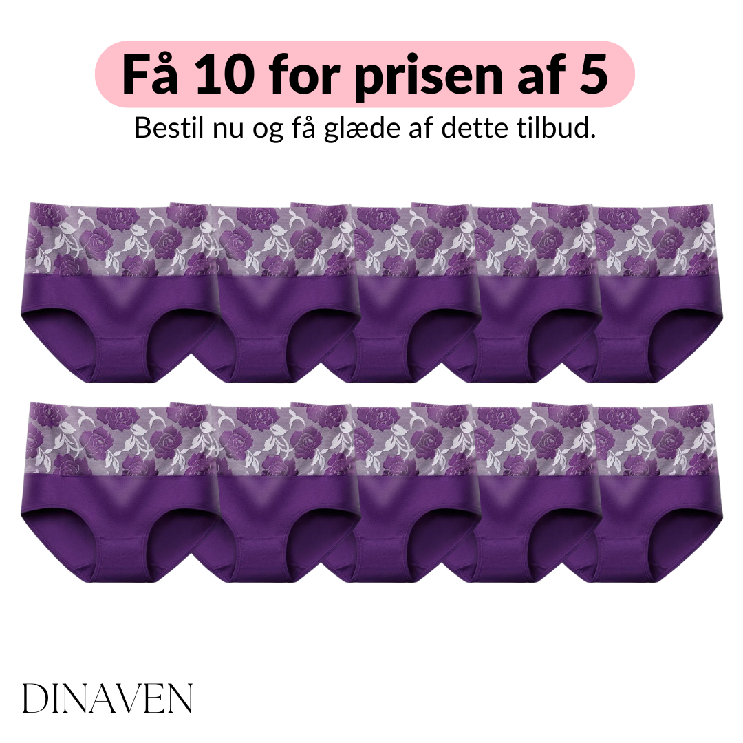 Dinaven Højtaljet Komforttrusser – Køb 5, Få 5 Gratis!