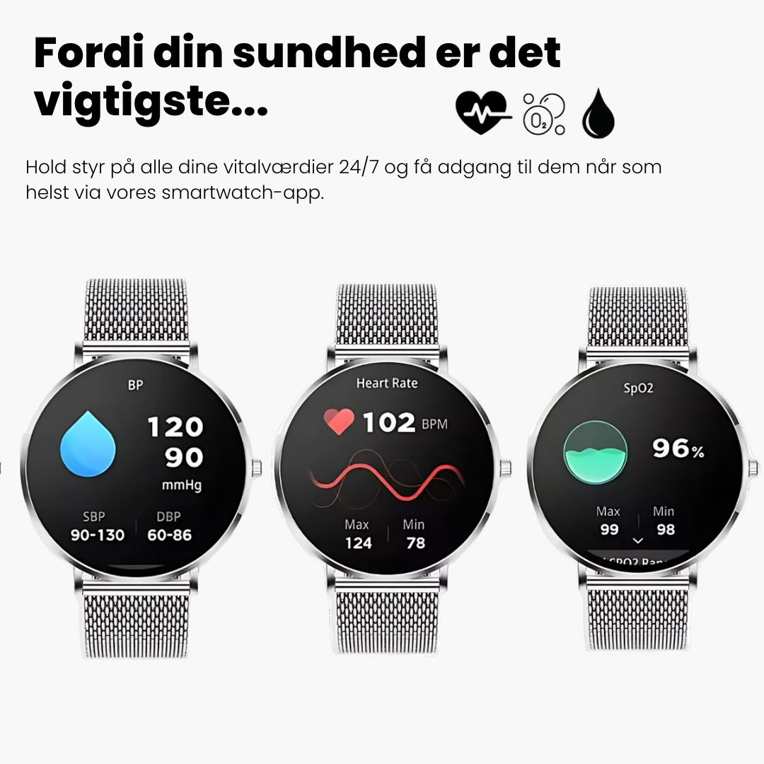 Eleganza™ Smartwatch – Stilfuld Funktionalitet og Tidens Elegance