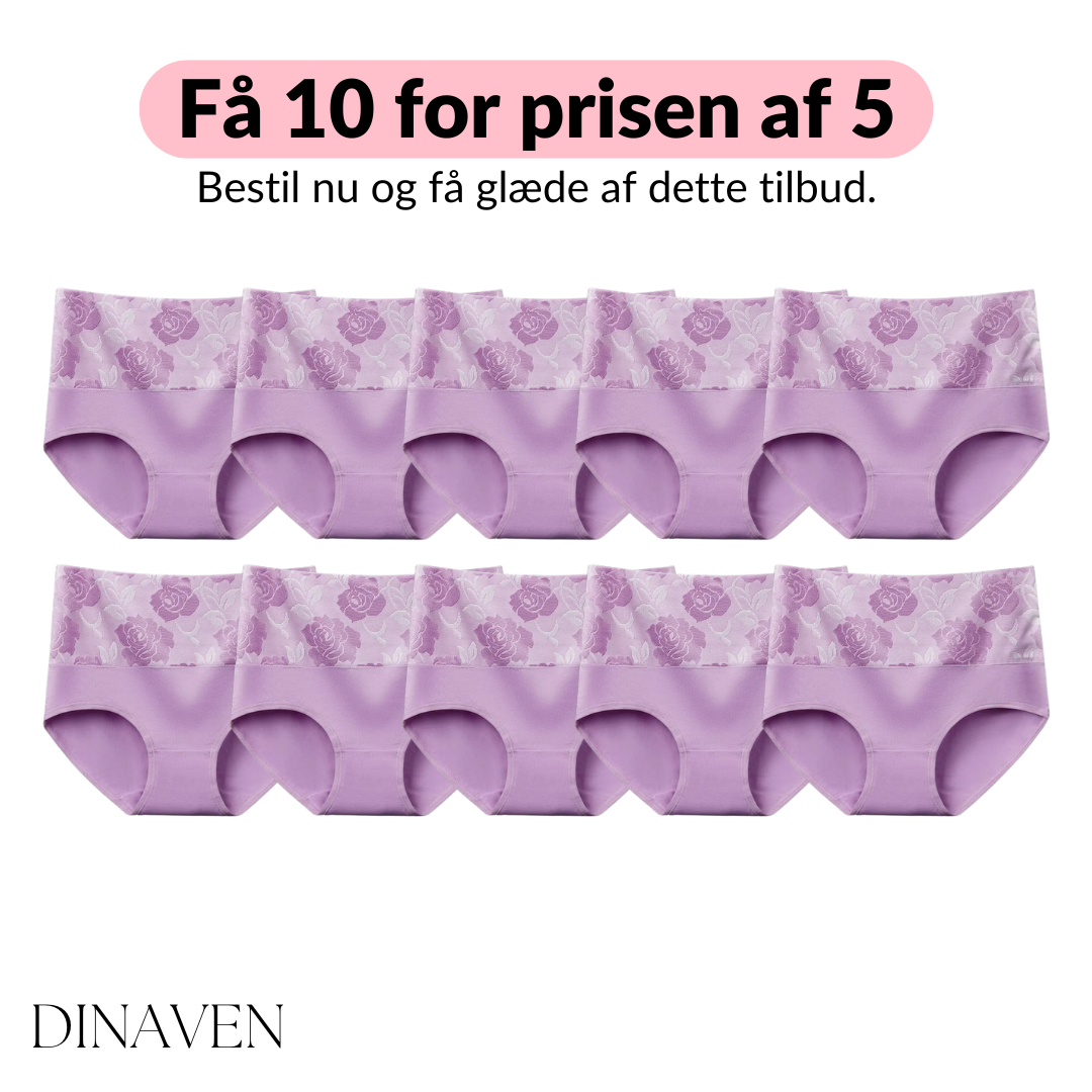 Dinaven Højtaljet Komforttrusser – Køb 5, Få 5 Gratis!