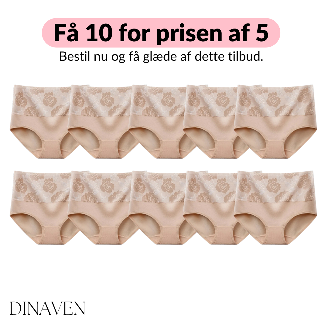 Dinaven Højtaljet Komforttrusser – Køb 5, Få 5 Gratis!