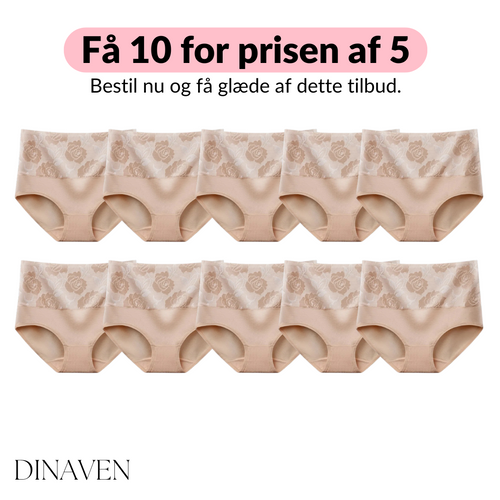 Dinaven Højtaljet Komforttrusser – Køb 5, Få 5 Gratis!