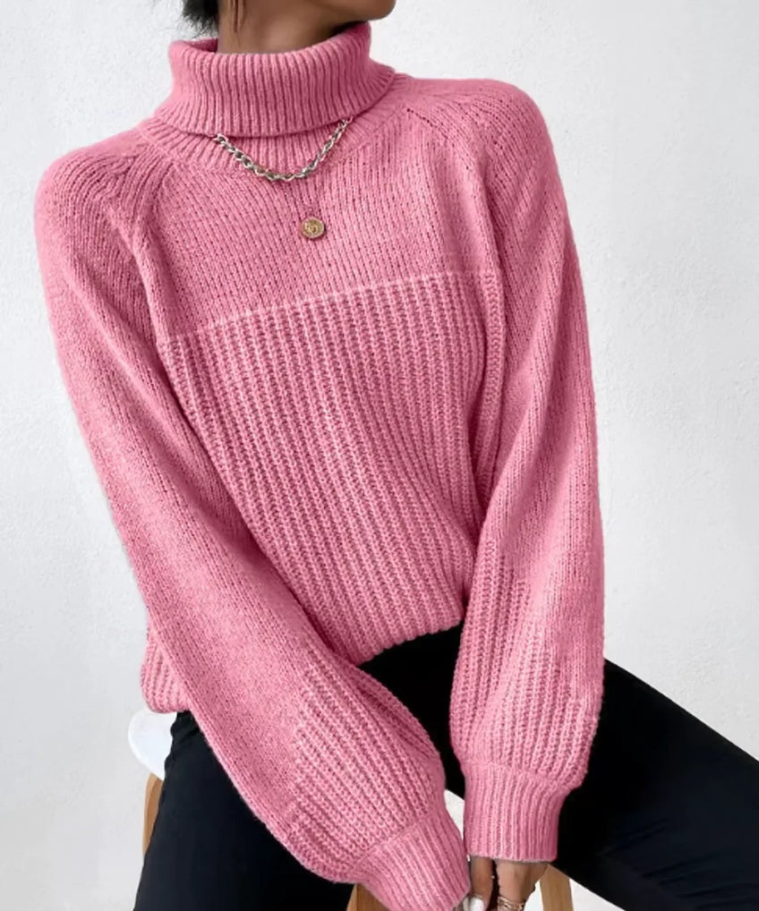 Dinaven Blød Luxe Turtleneck Sweater til Kvinder