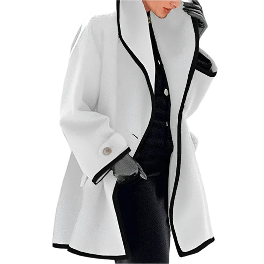 Dinaven Agnese™ – Blød Trenchcoat med Elegante Detaljer